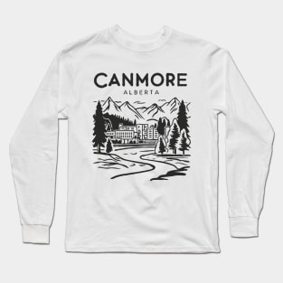 Canmore Alberta. Banff National Park Long Sleeve T-Shirt